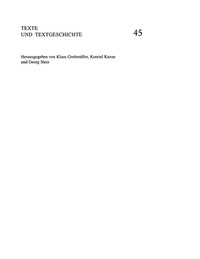 Cover image: Die " Alemannischen Vitaspatrum " 1st edition 9783484360457