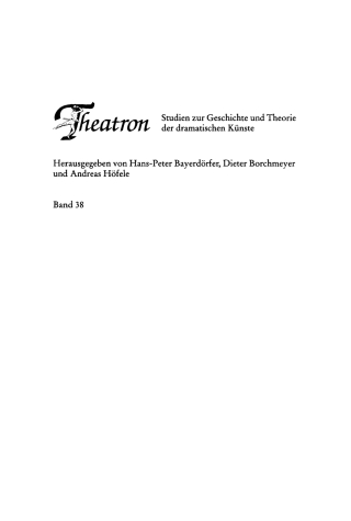 Cover image: Theater und zionistischer Mythos 1st edition 9783484660380