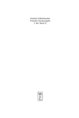 Cover image: Über die Religion (2.-)4. Auflage. Monologen (2.-)4. Auflage 1st edition 9783110144734