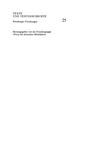 Immagine di copertina: Text L–P 1st edition 9783484360259