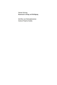 Omslagafbeelding: Kunstraub in Krieg und Verfolgung 1st edition 9783899492101