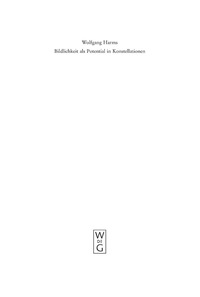 صورة الغلاف: Bildlichkeit als Potential in Konstellationen 1st edition 9783110194432