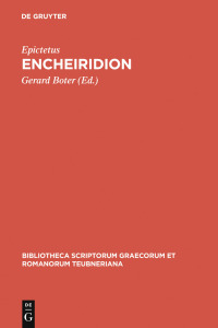 Cover image: Encheiridion 1st edition 9783110195033