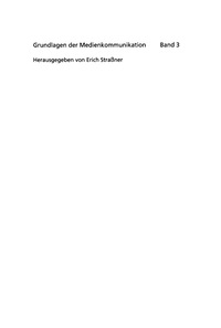 Cover image: Zeitschrift 1st edition 9783484371033
