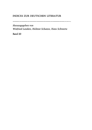 Omslagafbeelding: Wörterbuch zu Heinrich von Kleist 2nd edition 9783484380202