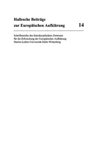 Imagen de portada: Recht und Sprache in der deutschen Aufklärung 1st edition 9783484810143
