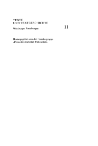 Cover image: Text der Fassungen 1st edition 9783484360112