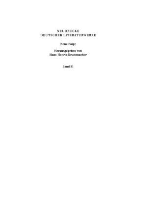 Cover image: Dissertationes funebres oder Leichabdankungen 1st edition 9783484280519
