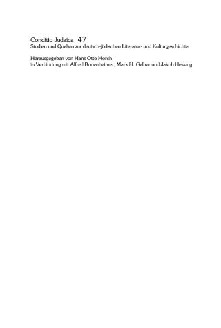 Cover image: Die Shoah erzählt 1st edition 9783484651470