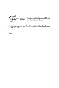 Cover image: Theater im postkolonialen Zeitalter 1st edition 9783484660137