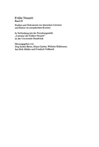 Omslagafbeelding: Reichsstadt und Schauspiel 1st edition 9783484365698
