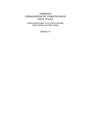 Cover image: Allegorische Texturen 1st edition 9783484150775