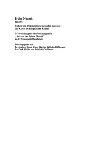 Titelbild: Hermetische Poesie des Frühbarock 1st edition 9783484365667