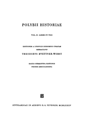 Imagen de portada: Libri IV-VIII 1st edition 9783598717161