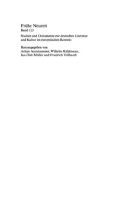 Titelbild: Pädagogik, Polemik, Paränese 1st edition 9783484366237