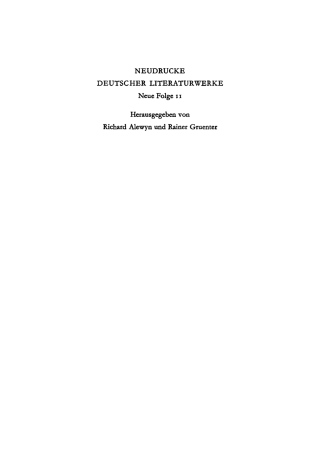 Imagen de portada: Vermischte Gedichte 1st edition 9783484170155
