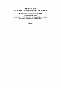 Omslagafbeelding: Markierung von Aktantenfunktionen und “Prädetermination” im Französischen 1st edition 9783484522312