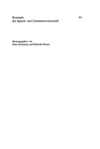 Titelbild: Praktische Sprachreflexion 1st edition 9783484220614