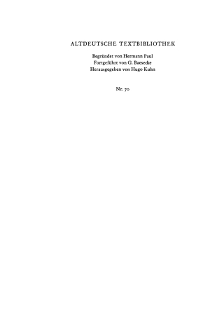 Cover image: Tristrant 1st edition 9783484200449