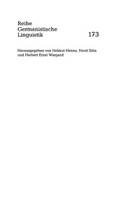 Omslagafbeelding: Strittige Erscheinungen der deutschen Syntax im 18. Jahrhundert 1st edition 9783484311732