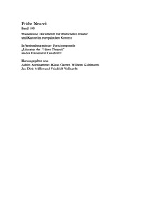 Titelbild: Thöne und Melodeyen, Arien und Canzonetten 1st edition 9783484366008