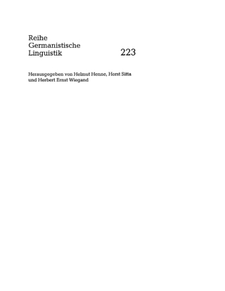 Imagen de portada: Untersuchungen zur Theorie der Grammatikalisierung am Beispiel des Westmitteldeutschen 1st edition 9783484312234