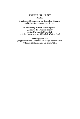 Cover image: Meisterlieder des 16. bis 18. Jahrhunderts 1st edition 9783484365179