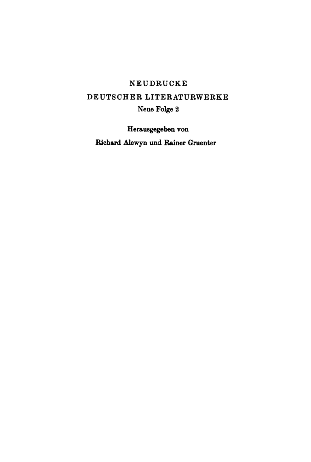 Graf Ehrenfried 1st Edition