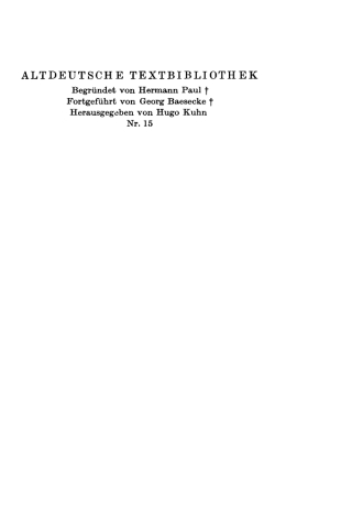 Cover image: Willehalm Buch I bis V 5th edition 9783484200104