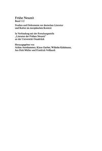 Cover image: Literarisches Leben in Reval in der ersten Hälfte des 17. Jahrhunderts (1600-1657) 1st edition 9783484366121