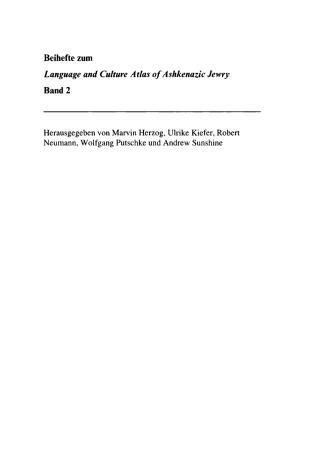 Cover image: Biographisches Erzählen auf Jiddisch 1st edition 9783484731028