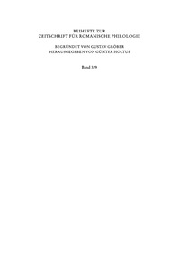 Cover image: Pragmatik der Demonstrativpronomina in den iberoromanischen Sprachen 1st edition 9783484523296