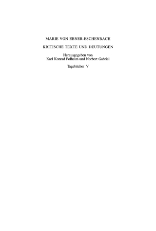 Imagen de portada: 1898–1905 1st edition 9783484106024