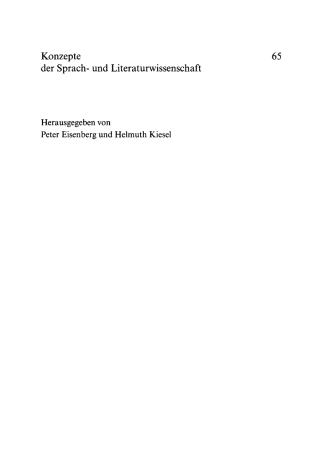 Titelbild: Streiten über das Streiten 1st edition 9783484220652