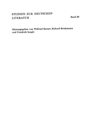 Cover image: »Bei Hof, bei Höll« 1st edition 9783484180567