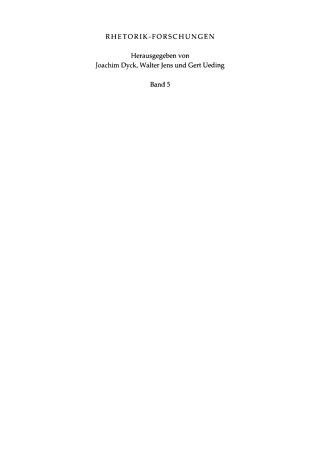 Cover image: Die Rhetorik bei Kant, Fichte und Hegel 1st edition 9783484680050