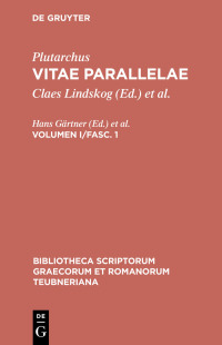 صورة الغلاف: Vitae parallelae 5th edition 9783598716720