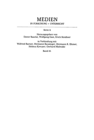 Cover image: Jüdische Lebenswelten in Spielfilmen und Fernsehspielen 1st edition 9783484340350