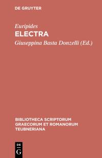 Imagen de portada: Electra 1st edition 9783598712456