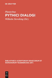 Cover image: Pythici dialogi 2nd edition 9783598716959