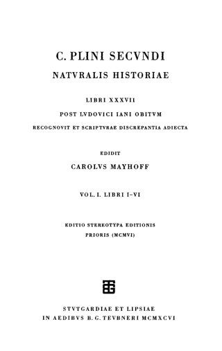 Imagen de portada: Libri I-VI 1st edition 9783598716508