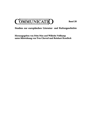 Cover image: Vor der Literatur 1st edition 9783484630284