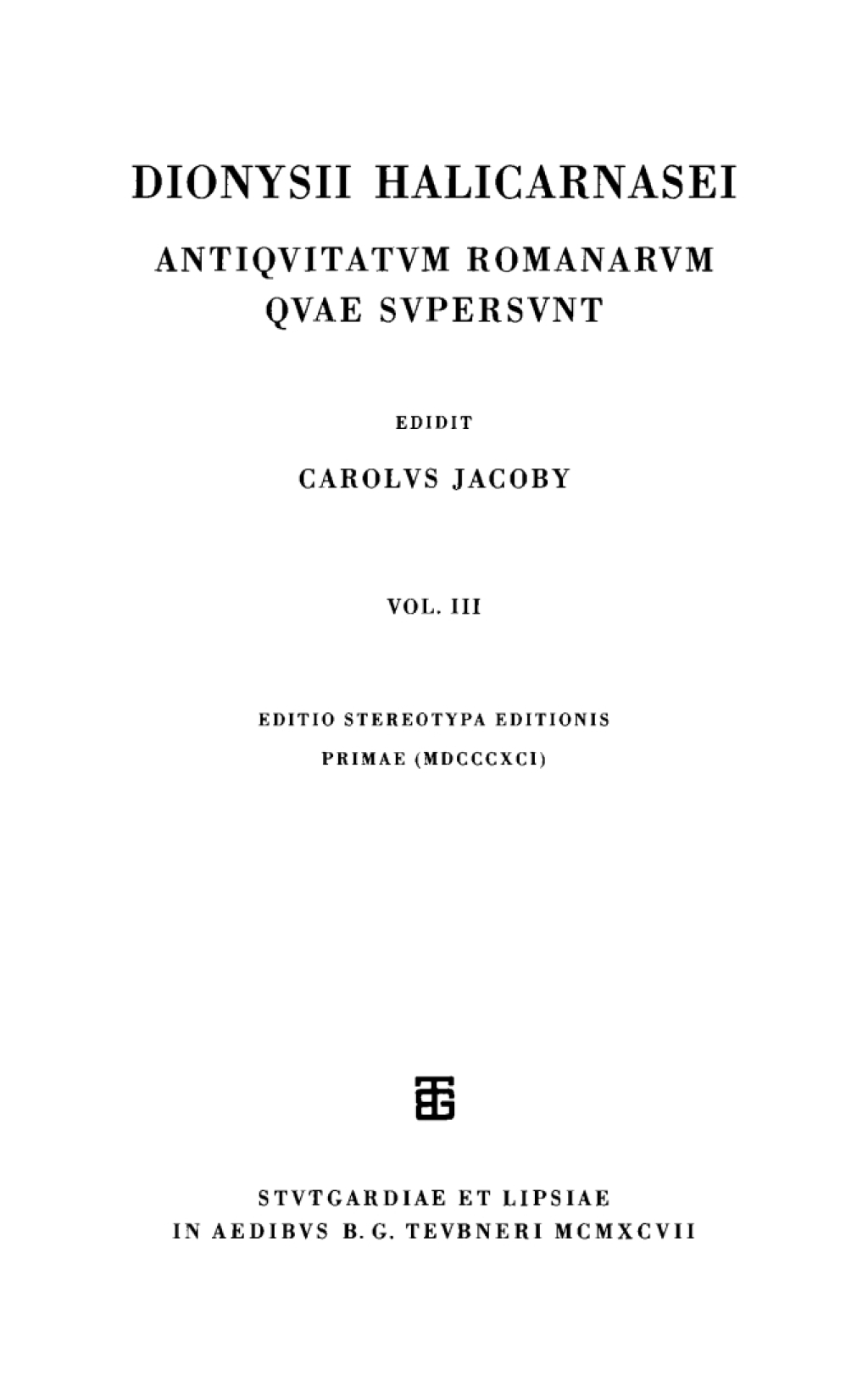 Libri VII–IX 1st Edition