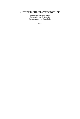 Cover image: Das Nibelungenlied nach der Handschrift C 1st edition 9783484200951