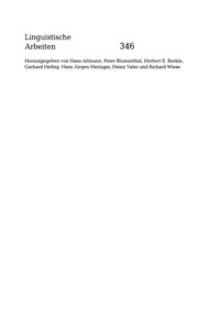 Titelbild: Grammatiken als empirische axiomatische Theorien 1st edition 9783484303461