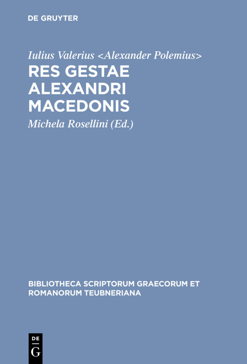 Res gestae Alexandri Macedonis 2nd Edition