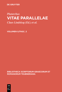 Cover image: Vitae parallelae 3rd edition 9783598716744