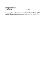 Imagen de portada: Modals and Periphrastics in English 1st edition 9783484303393