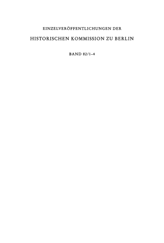 Cover image: Die Juden und die jüdischen Gemeinden Preussens in amtlichen Enquêten des Vormärz 1st edition 9783598232268