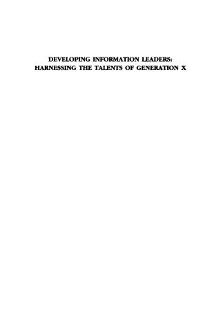 Imagen de portada: Developing Information Leaders 1st edition 9783598115097